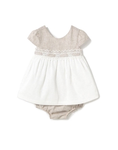 Платье на каждый день стандартный крой 1857, бежевый Mayoral