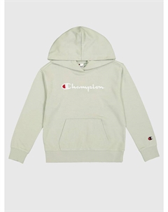 Пуловер с капюшоном, светло-зеленый Champion
