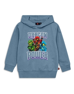 Пуловер с капюшоном, синий Lego