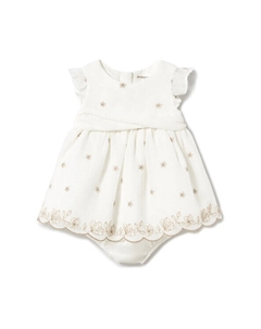 Элегантное платье обычного кроя 1856, белый Mayoral