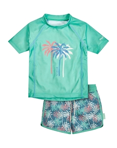 Купальник Palmen, цвет grün/rosa Playshoes