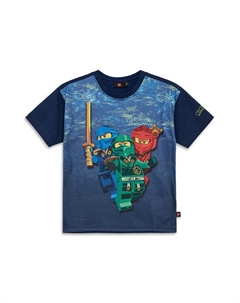 Футболка обычного кроя Taffy 309 12011456, синий Lego