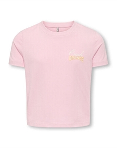 Укороченная футболка Annbel 15354276, розовый Kids only