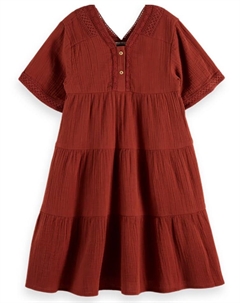 Платье, бордовый Scotch&soda