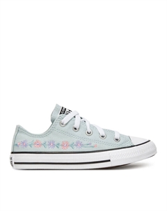 Кроссовки из ткани Chuck Taylor All Star Florals A11776C, голубой Converse