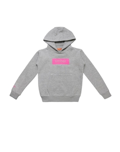 Пуловер с капюшоном, серый Smiler.