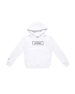 Пуловер с капюшоном, белый Smiler.
