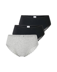 Трусы, черный/серый Schiesser