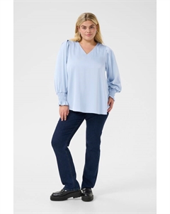 Блузка, цвет soft chambray Kaffe curve