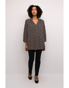 Туника, цвет dark/rosa flowers Kaffe