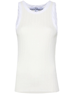 Майка из ребристого джерси APC Lemaitre, белый A.p.c.