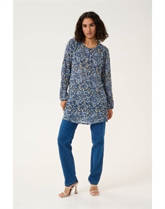 Туника, цвет elefantskin/blue graphicflower Kaffe