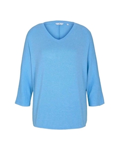 Лонгслив, светло-синий Tom tailor