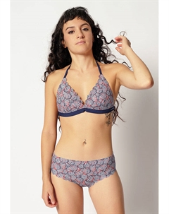 Верх бикини, цвет grau/dunkelblau Skiny