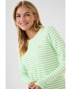Лонгслив Liddy, цвет grün/creme Kaffe