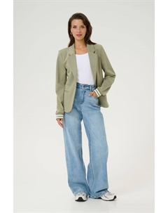 Блейзер, цвет oil green/chalk stripe Kaffe