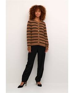 Кардиган, цвет brown/black stripe Kaffe