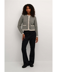 Кардиган, цвет feather gray/black structure Kaffe