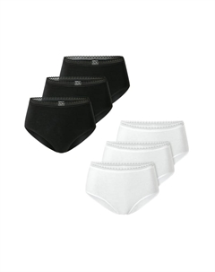 Трусы, цвет schwarz-weiß Schiesser