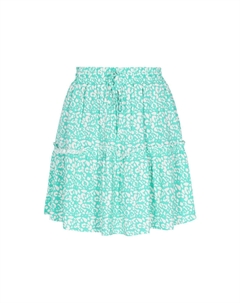 Мини-юбка, цвет turquoise white Mymo