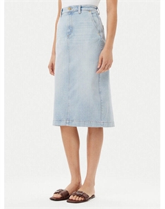 Джинсовая юбка обычного кроя 503 9186 24009, синий Marc o'polo
