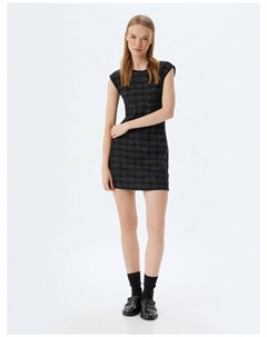 Короткое платье, цвет schwarz karomuster Koton