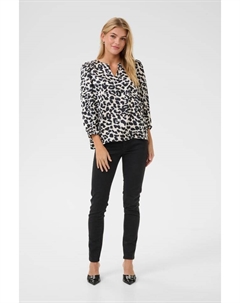 Блузка, цвет grey leopard Kaffe