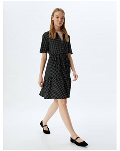 Короткое платье, цвет schwarz gemustert Koton