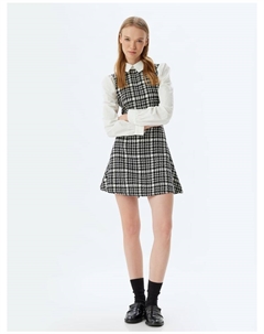 Короткое платье, цвет schwarz karomuster Koton