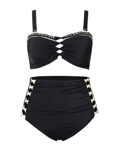 Комплект бикини, черный Ulla popken
