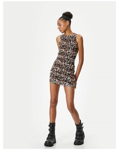 Короткое платье, цвет braun gemustert Koton