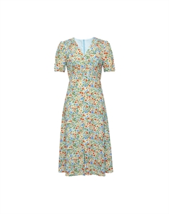 Платье обтягивающее e Brother, желтый / синий Deep breath