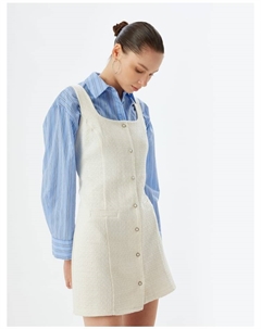 Короткое платье, экрю Koton