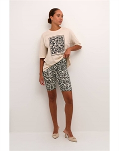 Шорты, цвет black/white abstract print Kaffe