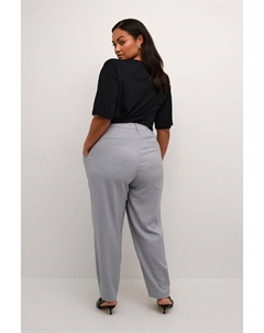 Костюмные брюки, серый меланж Kaffe curve