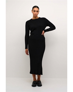 Юбка длиной до колена, глубокий черный Kaffe