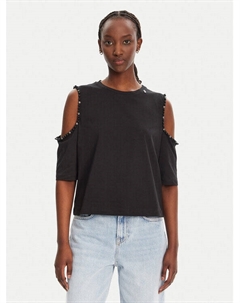 Блузка обычного кроя WA5183 JS923, черный Liu jo