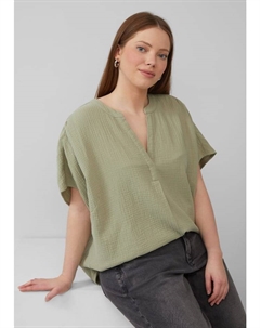 Блузка, оливковый Qs