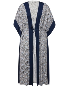 Халат, темно-синий Ulla popken