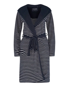 Халат, темно-синий Schiesser