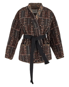 Хлопковая куртка, коричневый Isabel marant