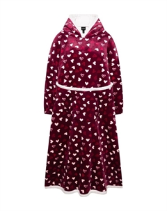 Халат, винно-красный Ulla popken