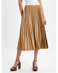 Юбка длиной до колена , кэмел Zero