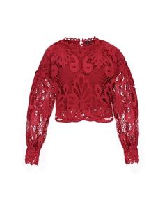 Блузка, цвет wine red Faina