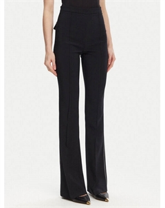 Брюки прямого кроя PA-084-51E2, черный Elisabetta franchi