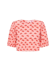 Блузка, цвет coral multicolor Mymo