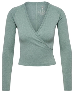 Функциональная рубашка, цвет chinois green melange Hummel