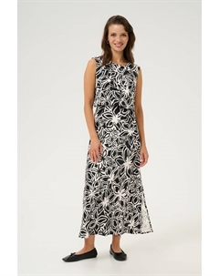 Юбка длиной до колена, цвет black/light beige flower Kaffe