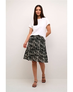 Юбка длиной до колена, цвет black/white graphic snake Kaffe
