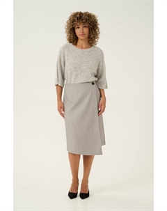 Юбка длиной до колена, цвет grey pinstripe Kaffe